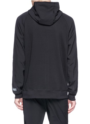 Back View - Click To Enlarge - ADIDAS - x Reigning Champ panelled zip hoodie