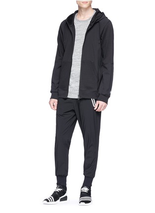 Figure View - Click To Enlarge - ADIDAS - x Reigning Champ panelled zip hoodie