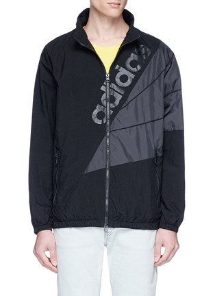 Main View - Click To Enlarge - ADIDAS - 'Tribe' panel windbreaker track jacket