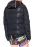 Back View - Click To Enlarge - 72896 - Mesh overlay down puffer jacket