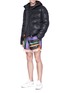 Figure View - Click To Enlarge - 72896 - Mesh overlay down puffer jacket