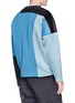 Back View - Click To Enlarge - 72896 - 'Spacer Crew' colourblock neoprene sweatshirt