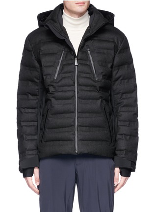 Main View - Click To Enlarge - AZTECH MOUNTAIN - 'Nuke' down puffer brushed jacket