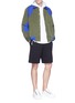 Figure View - Click To Enlarge - 10090 - Oversized sweat shorts