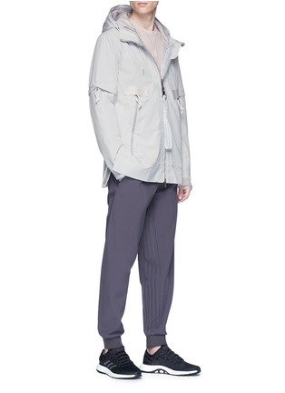 Figure View - Click To Enlarge - ADIDAS DAY ONE - 3-Stripes detachable sleeve Polartec® padded jacket