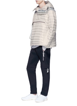 Figure View - Click To Enlarge - ADIDAS DAY ONE - 'Wind' detachable panel Polartec® padded pants