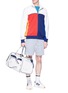 Figure View - Click To Enlarge - ADIDAS BY PHARRELL WILLIAMS - 'New York' colourblock mesh track jacket
