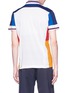 Back View - Click To Enlarge - ADIDAS BY PHARRELL WILLIAMS - 'New York' colourblock mesh panel polo shirt