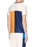 Back View - Click To Enlarge - ADIDAS BY PHARRELL WILLIAMS - 'New York' colourblock climalite® piqué T-shirt