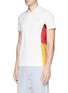 Front View - Click To Enlarge - ADIDAS BY PHARRELL WILLIAMS - 'New York' colourblock climacool® mesh polo shirt