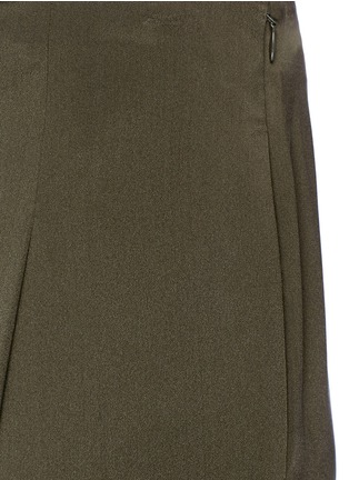 Detail View - Click To Enlarge - THEORY - 'Zavabell' silk satin culottes