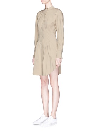 Front View - Click To Enlarge - THEORY - 'Narthus B' cotton poplin shirt dress
