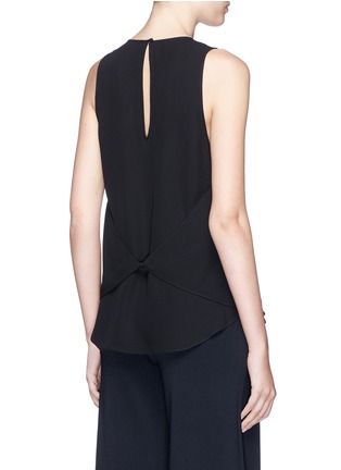 Back View - Click To Enlarge - THEORY - 'Zabetha' silk georgette sleeveless top