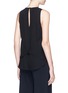 Back View - Click To Enlarge - THEORY - 'Zabetha' silk georgette sleeveless top