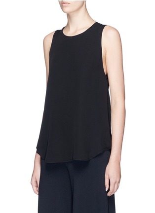 Front View - Click To Enlarge - THEORY - 'Zabetha' silk georgette sleeveless top