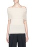 Main View - Click To Enlarge - THEORY - 'Aflina' cashmere knit off-shoulder top
