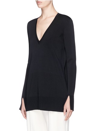 Front View - Click To Enlarge - THEORY - 'Britona' V-neck sweater