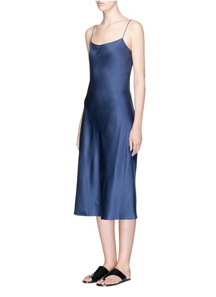 Front View - Click To Enlarge - THEORY - 'Telson B' silk satin slip dress