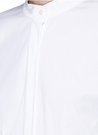 Detail View - Click To Enlarge - THEORY - 'Narthus' slim fit cotton poplin shirt