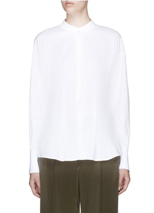 Main View - Click To Enlarge - THEORY - 'Narthus' slim fit cotton poplin shirt