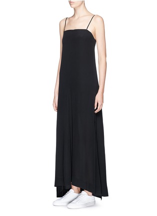 Front View - Click To Enlarge - THEORY - 'Drewie' silk crepe sleeveless dress
