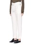 Front View - Click To Enlarge - THEORY - 'Gunilla' paperbag waist belted gabardine pants