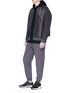 Figure View - Click To Enlarge - 73176 - 'SST' vest overlay wool bomber jacket