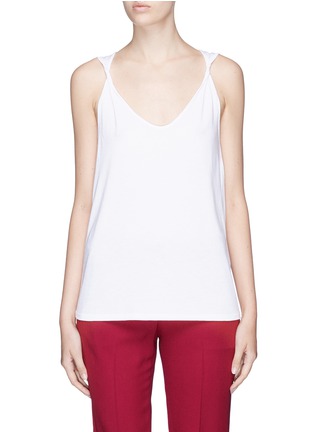Main View - Click To Enlarge - THEORY - 'Scarsdale' twist strap tank top