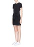 Front View - Click To Enlarge - THEORY - 'Dakui' front tie T-shirt dress