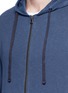 Detail View - Click To Enlarge - JAMES PERSE - Supima cotton zip hoodie