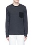 Main View - Click To Enlarge - JAMES PERSE - Chest pocket long sleeve T-shirt