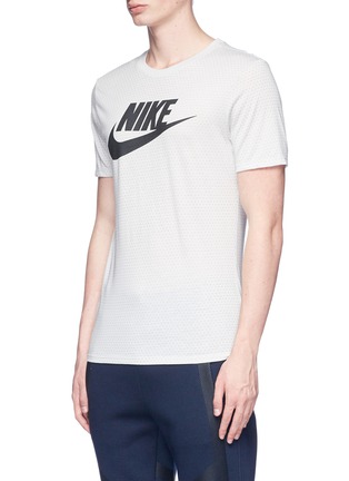 Front View - Click To Enlarge - NIKE - Geometric logo print T-shirt