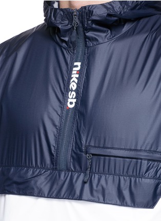 Detail View - Click To Enlarge - NIKE - Packable colourblock ripstop anorak jacket