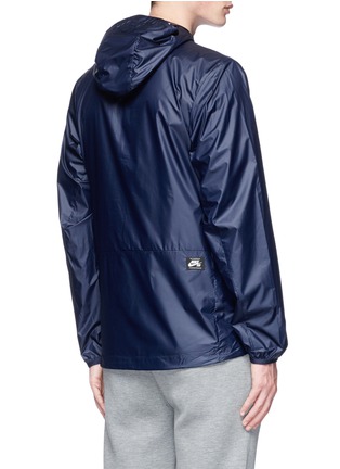 Back View - Click To Enlarge - NIKE - Packable colourblock ripstop anorak jacket