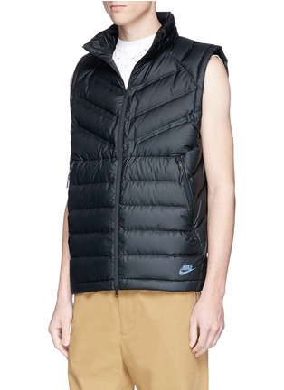 Detail View - Click To Enlarge - NIKE - Two-in-one coat and down puffer vest