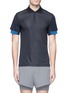 Main View - Click To Enlarge - PARTICLE FEVER - Mesh sleeve performance polo shirt