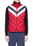 Main View - Click To Enlarge - PERFECT MOMENT - Chevron stripe quilted down puffer vest