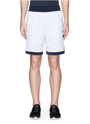 Main View - Click To Enlarge - THE UPSIDE - 'Deuce' stripe outseam mesh performance shorts