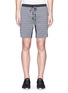 Main View - Click To Enlarge - THE UPSIDE - 'Majestic' geometric print track shorts