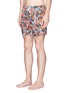 Figure View - Click To Enlarge - THE UPSIDE - 'Sea of Koi' swim shorts