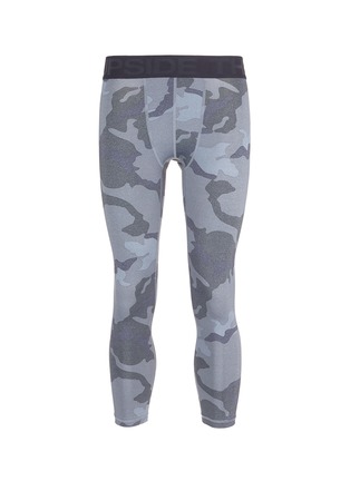 Main View - Click To Enlarge - THE UPSIDE - Camouflage print cropped performance tights