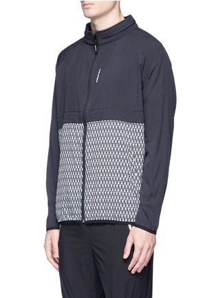 Front View - Click To Enlarge - THE UPSIDE - 'Majestic' geometric print track jacket