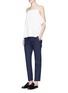 Figure View - Click To Enlarge - THEORY - 'Thaniel' cropped twill pants