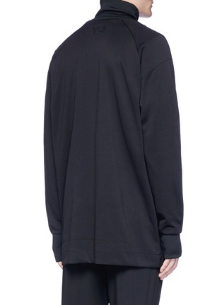 Back View - Click To Enlarge - Y-3 - Asymmetric zip long track jacket