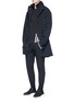 Figure View - Click To Enlarge - Y-3 - Asymmetric zip long track jacket