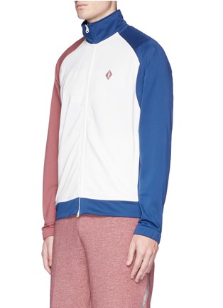 Front View - Click To Enlarge - NIKELAB - x Pigalle colourblock performance jersey track jacket