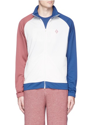 Main View - Click To Enlarge - NIKELAB - x Pigalle colourblock performance jersey track jacket