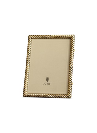 Main View - Click To Enlarge - L'OBJET - Deco Twist 8R photo frame – Gold