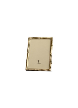 Main View - Click To Enlarge - L'OBJET - Deco Twist 4R photo frame – Gold