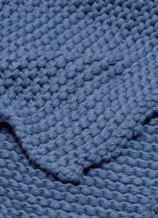 Detail View - Click To Enlarge - MIKMAX - Bobo blanket – Denim